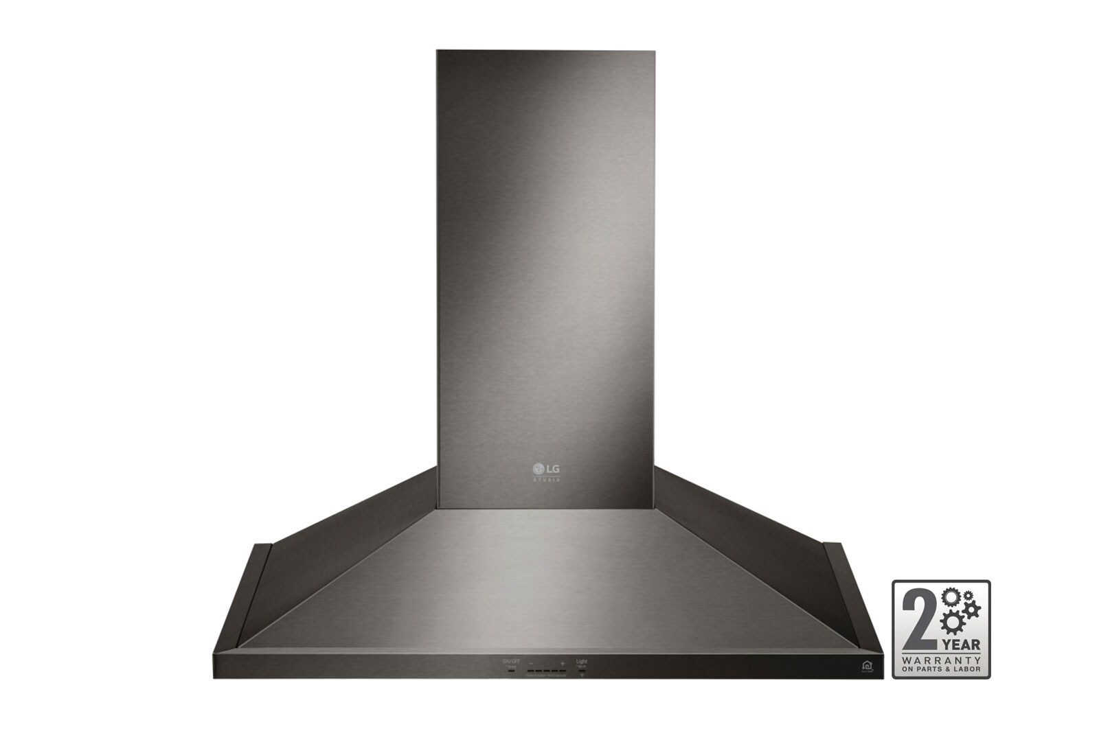 Front view of LG STUDIO 30&#34; Wall Mount Chimney Hood LSHD3089BD