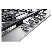 LG 30” Smart Gas Cooktop with UltraHeat™ 22K BTU Dual Burner and LED Knobs, CBGJ3027S