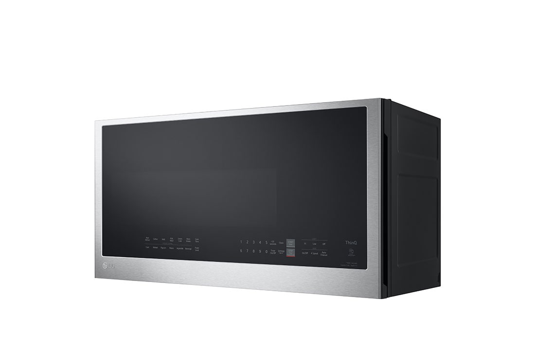 LG 2.0 cu ft. Over the Range Microwave Oven | Sensor Cook, 400 CFM Power Ventilation, EasyClean®& Smart, Stainless, MVEL2033F