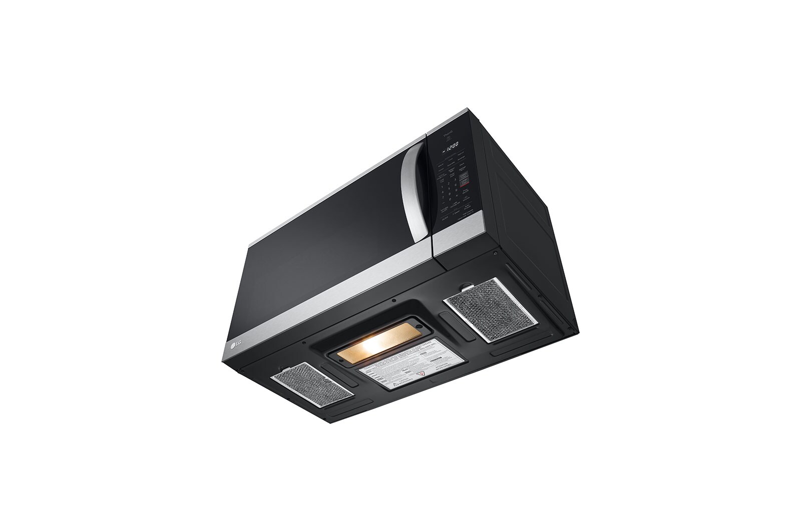LG 1.8 cu. ft. Smart Wi-Fi Enabled Over-the-Range Microwave Oven , MVEM1825F