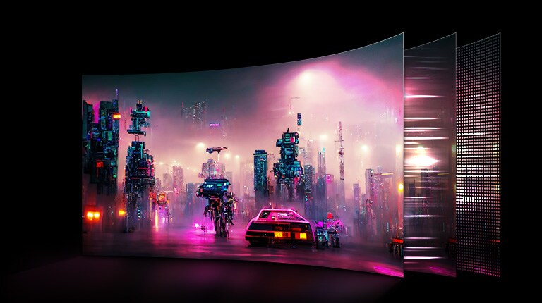 45-inch 21:9 WQHD OLED.