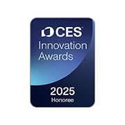 A image of CES 2025-white Honoree award logo