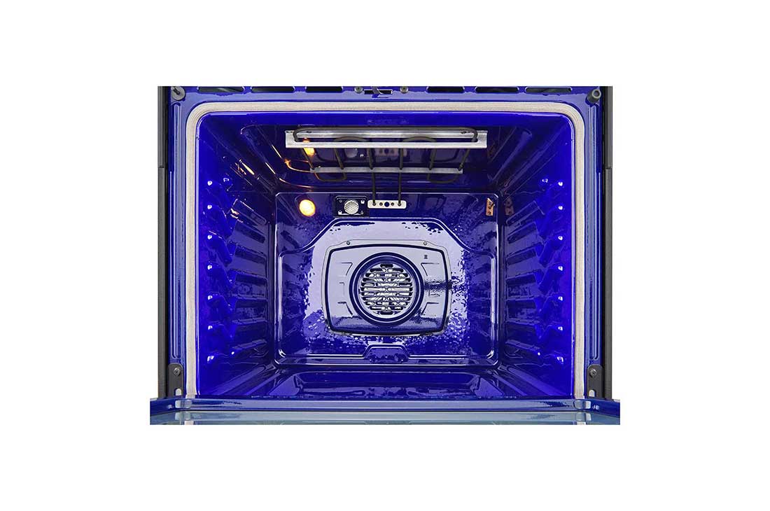 LG 30" Elec. 6.3 cu ft. Range | Fan Convection, Air Fry , SelfClean, EasyClean®& Smart, Black Stainless, Slide-in, LSEL6333D