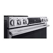 LG STUDIO 30" Elec. 6.3 cu ft. Range | Probake Convection, Air Sous-Vide, Air Fry, SelfClean, EasyClean®& Smart, Stainless, Slide-in, LSES6338F