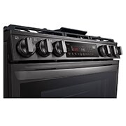 LG 6.3 cu ft. Smart Wi-Fi Enabled ProBake Convection® InstaView™ Gas Slide-in Range with AirFry, LSGL6335D