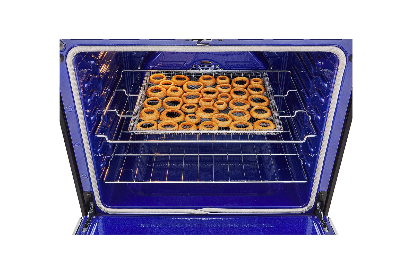 LG 6.3 cu ft. Smart Wi-Fi Enabled ProBake Convection® InstaView™ Gas Slide-in Range with Air Fry, LSGL6335F