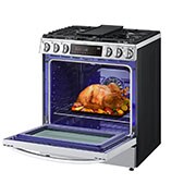 LG 6.3 cu ft. Smart Wi-Fi Enabled ProBake Convection® InstaView™ Gas Slide-in Range with Air Fry, LSGL6335F