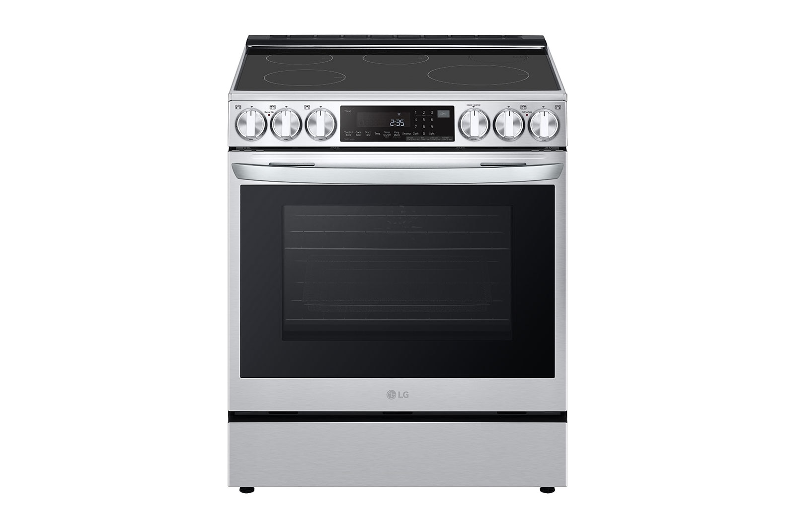 LG 6.3 cu. ft. Smart Induction Slide-in Range with InstaView®, ProBake Convection®, Air Fry, and Air Sous Vide, LSIL6336F