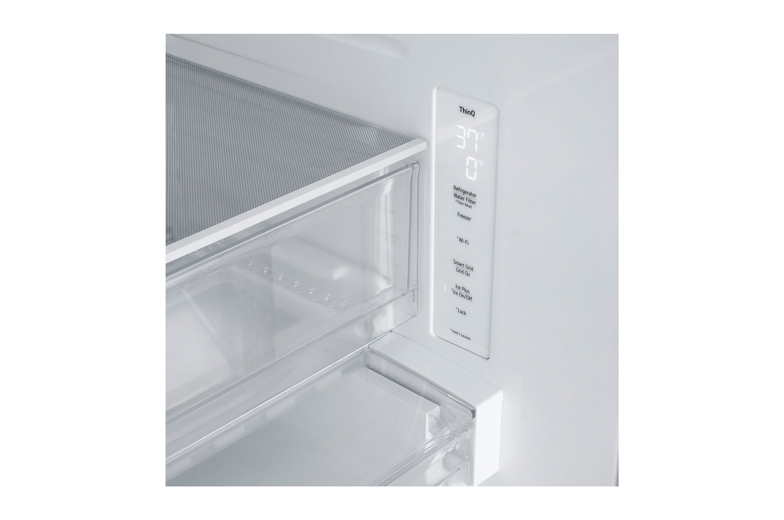 LG 25 cu. ft. French 3-Door Standard-Depth Refrigerator with Single Ice Maker , LF25H6200S