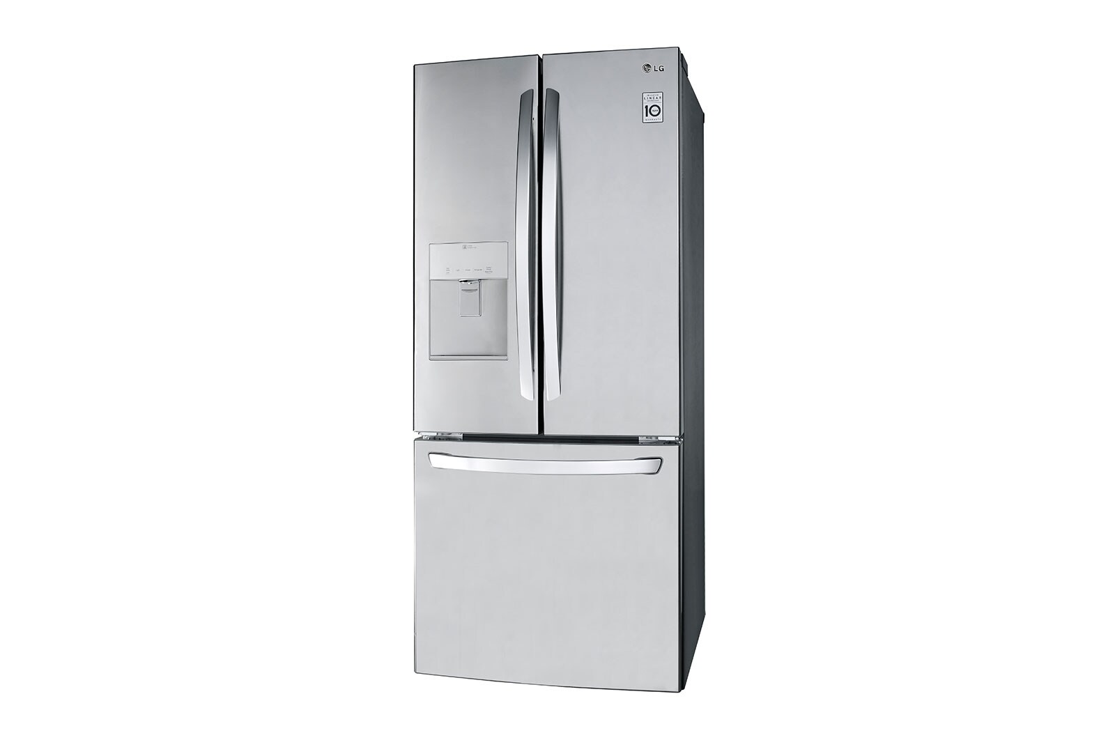 LG 30" French Door Refrigerator with Smart Cooling System, 22 cu. Ft., LFD22716ST