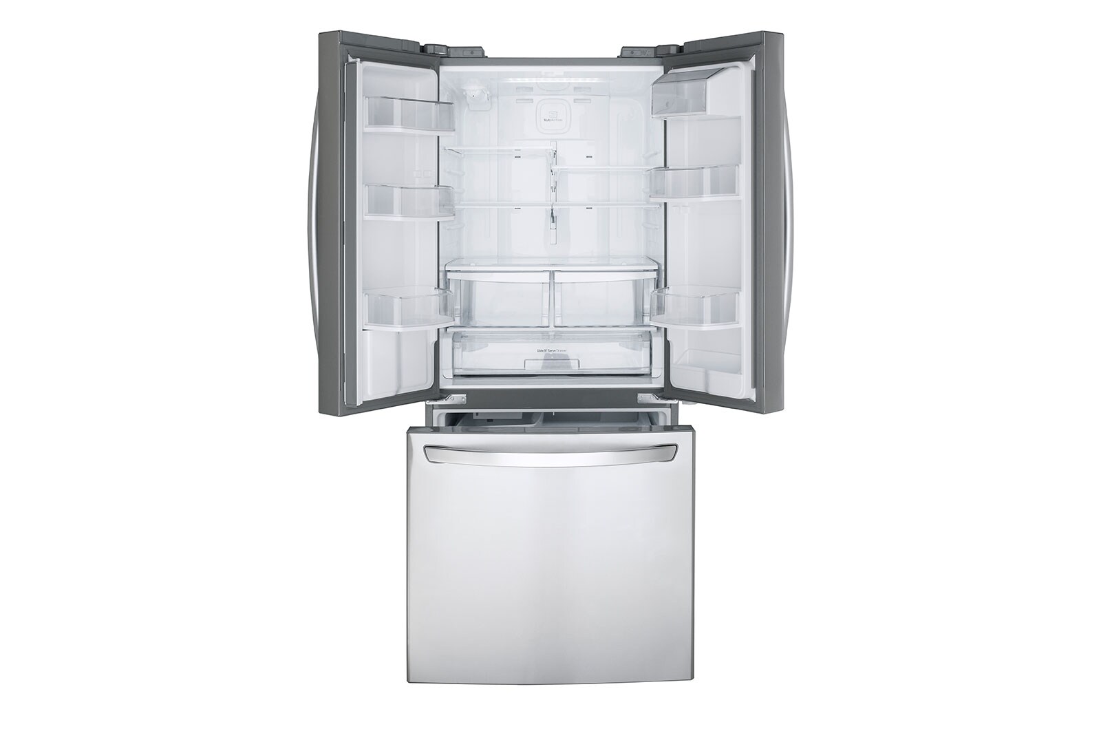 LG 30" French Door Refrigerator with Smart Cooling System, 22 cu. Ft., LFD22716ST