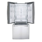 LG 30" French Door Refrigerator with Smart Cooling System, 22 cu. Ft., LFD22716ST