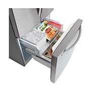LG 30" French Door Refrigerator with Smart Cooling System, 22 cu. Ft., LFD22716ST