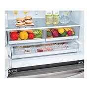 LG 36'' Smudge Resistant Refrigerator with ThinQ® Technology and Dual Ice Makers, LFXS26973S