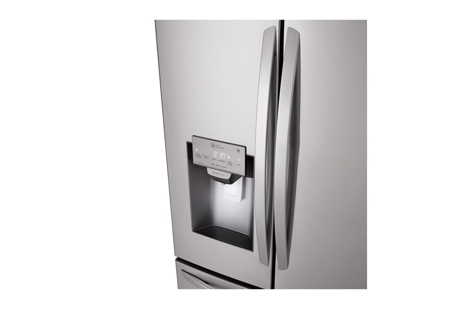 LG 36'' Smudge Resistant Refrigerator with ThinQ® Technology and Dual Ice Makers, LFXS26973S