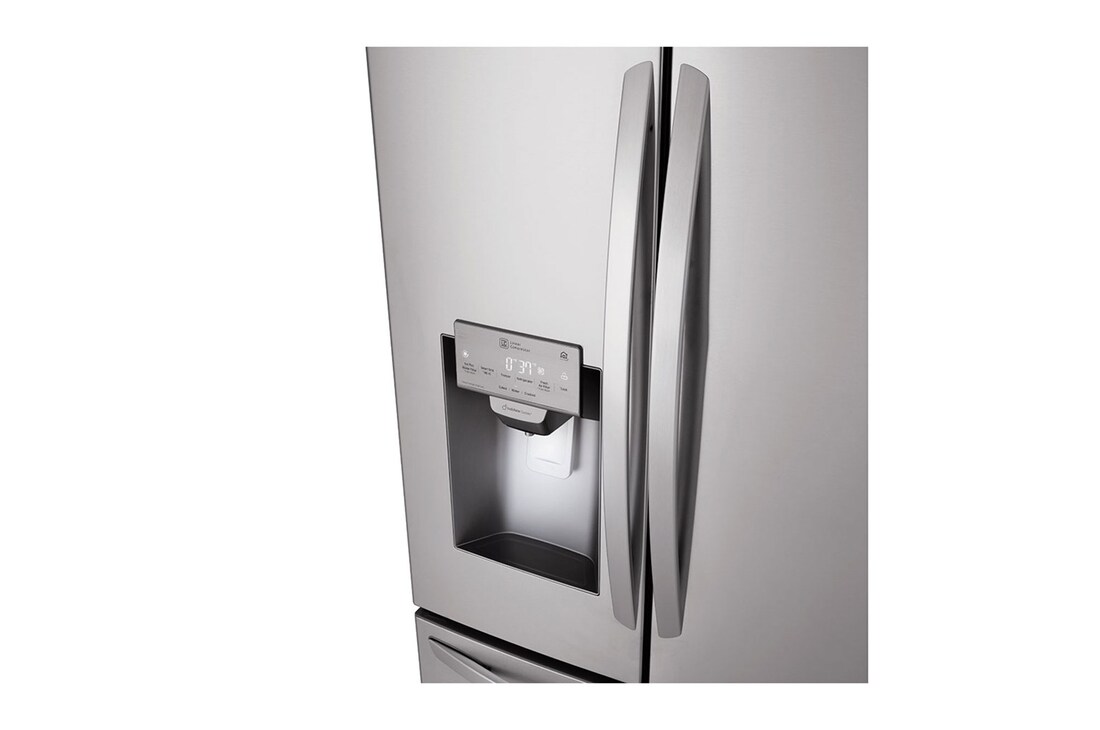 LG 36" 26 cu.ft. Standard-Depth French 3-Door Refrigerator | Ice & Water Dispenser | Dual Ice Maker, LFXS26973S