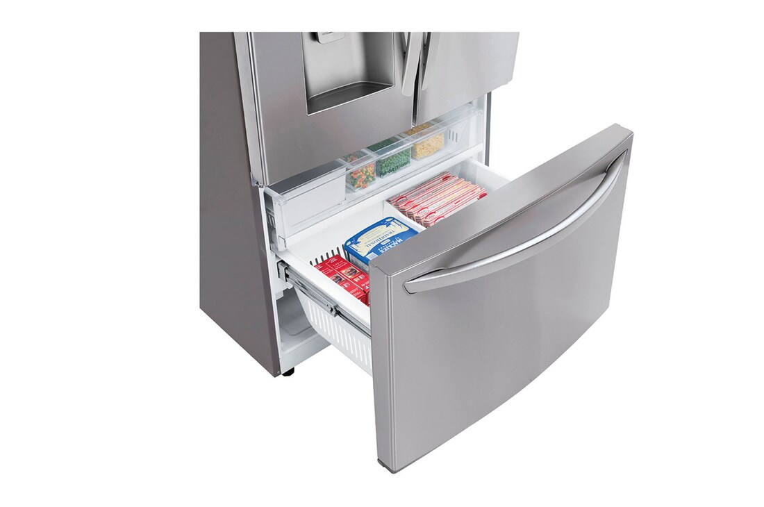 LG 36" 26 cu.ft. Standard-Depth French 3-Door Refrigerator | Ice & Water Dispenser | Dual Ice Maker, LFXS26973S