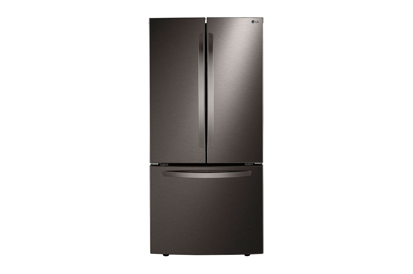 Front view of 33&#39;&#39; Smudge Resistant French Door Refrigerator with Smart Cooling™ Plus LRFCS2503D