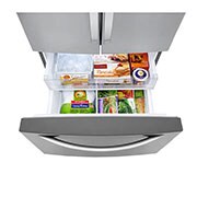 LG 33'' Smudge Resistant French Door Refrigerator with Smart Cooling™ Plus, LRFCS2503S