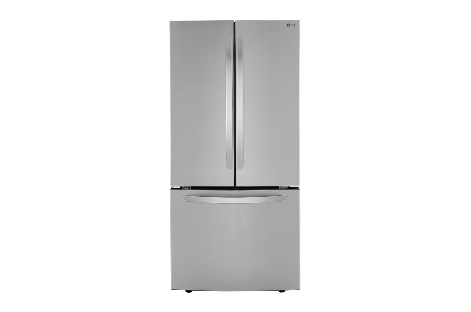 Front view of 33&#39;&#39; Smudge Resistant French Door Refrigerator with Smart Cooling™ Plus LRFCS2503S