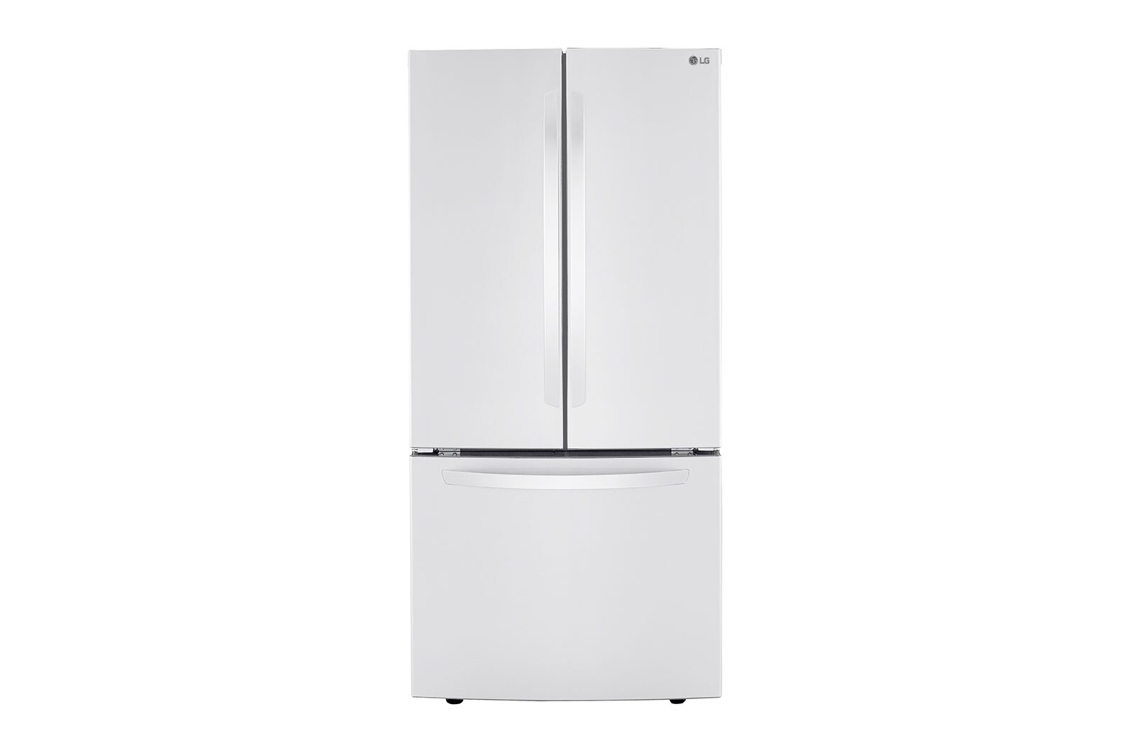 Front view of 33&#39;&#39; French Door Refrigerator with Smart Cooling™ Plus LRFCS2503W