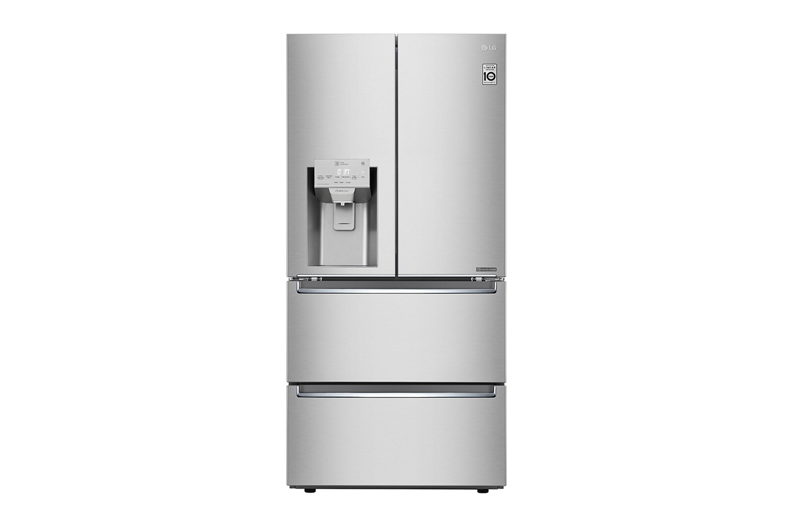 Front view of 33&#34; Counter Depth 4-Door Refrigerator, 18.3 capacity LRMXC1803S