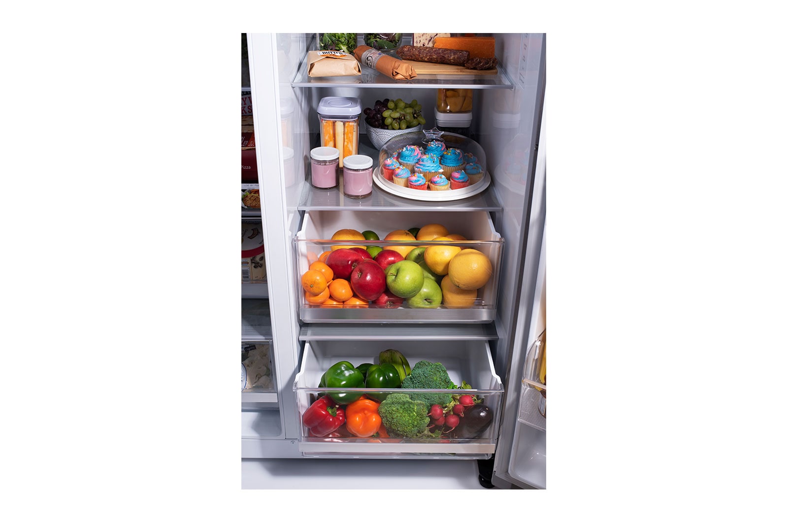 LG 27 cu.ft. Side by Side InstaView™ Refrigerator , LRSOS2706S