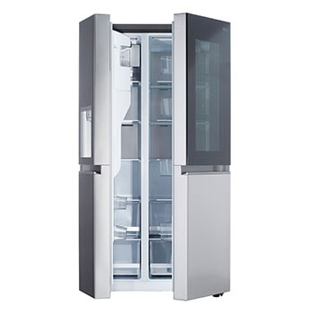 LG 36" 27 cu.ft. InstaView® Standard-Depth Side by Side Refrigerator | Ice & Water Dispenser | Dual Ice Maker with Craft Ice®, LRSOS2706S