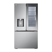 LG 26 cu. ft. Smart Mirror InstaView® Counter-Depth MAX™ French Door Refrigerator with Four Types of Craft Ice®, LRYKC2606S