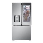 LG 26 cu. ft. Smart Mirror InstaView® Counter-Depth MAX™ French Door Refrigerator with Four Types of Craft Ice®, LRYKC2606S