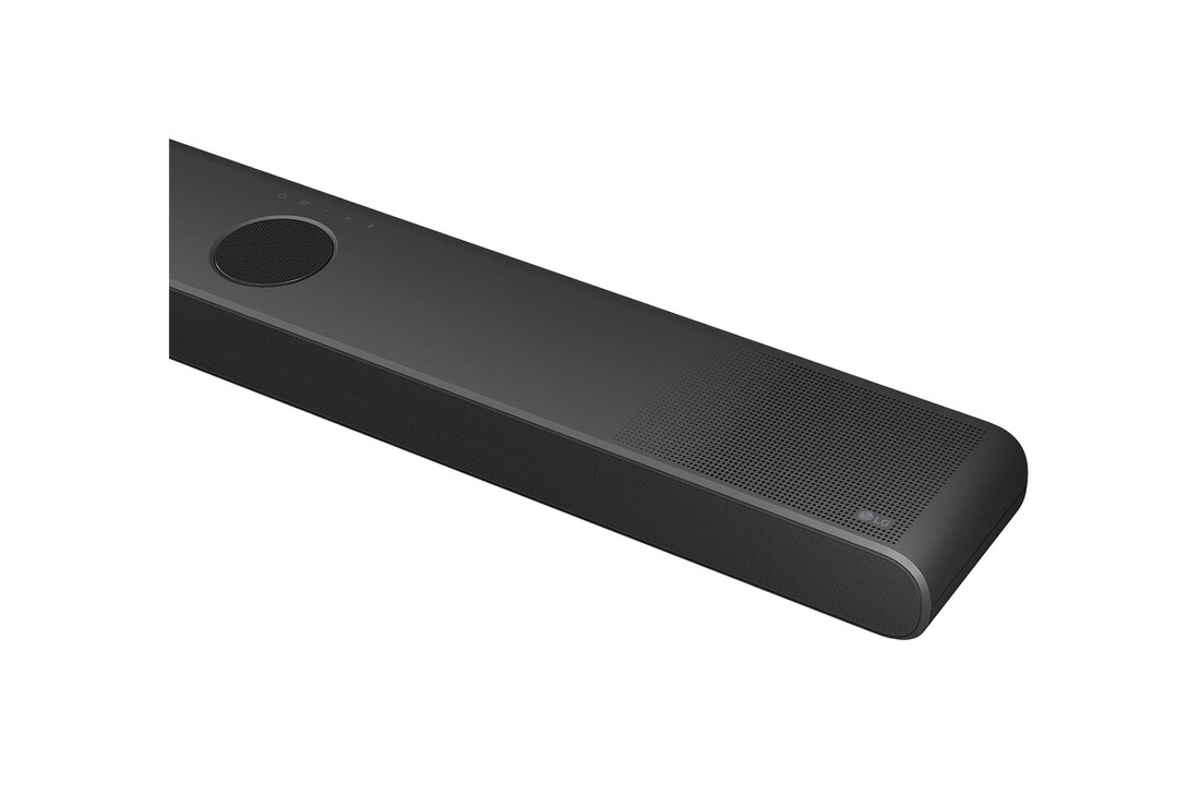 45 degree diagonal view of the sounbar with the right side forward