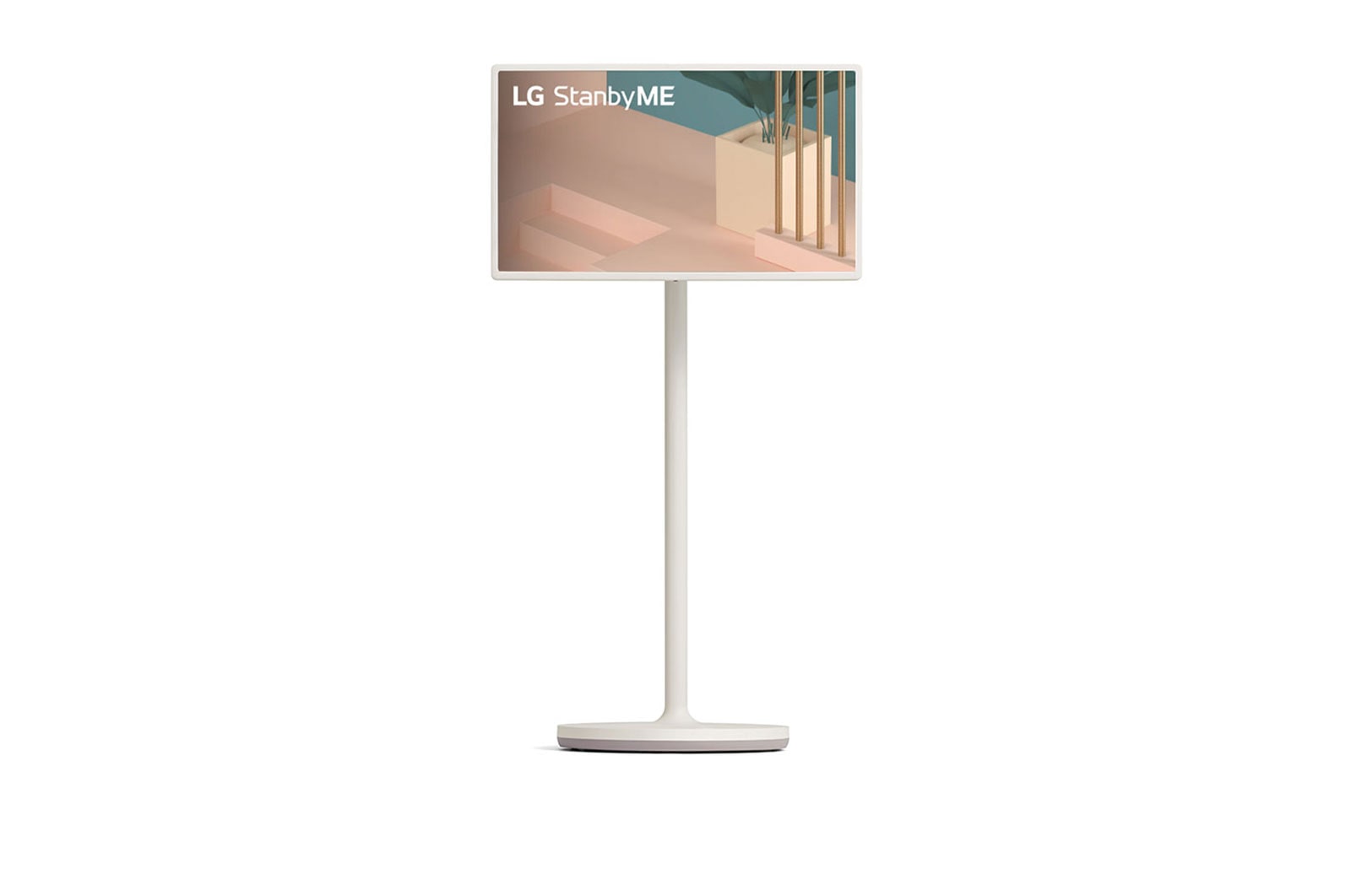 Front view of horizontal mode with background image