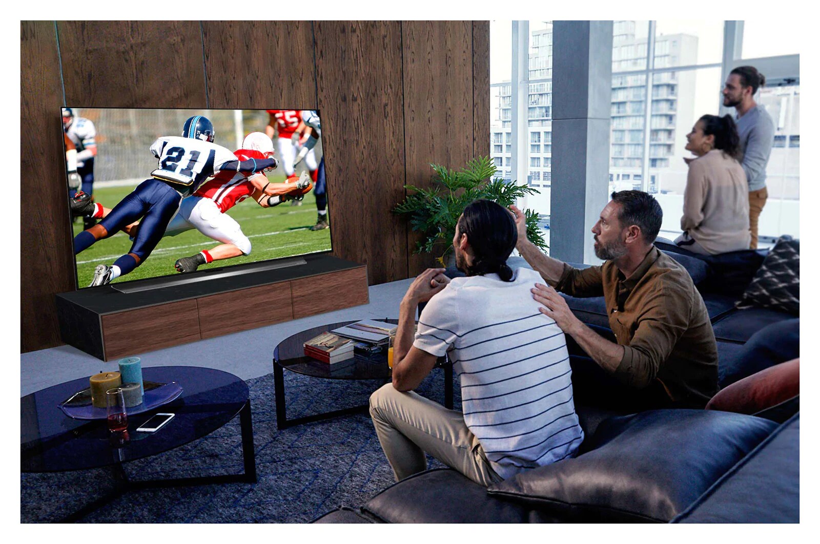LG 48" CX LG OLED TV with ThinQ® AI, OLED48CXPUB