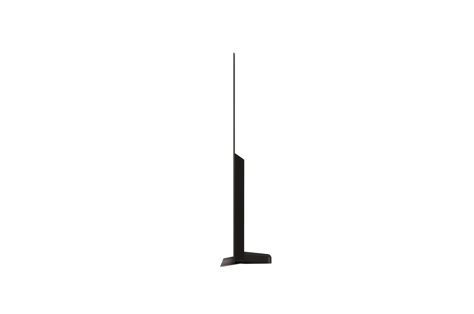 Side view of LG OLED evo TV, OLED C4