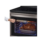 LG 6.3 cu.ft. Air Fry InstaView ThinQ® Electric Range, LREL6325D