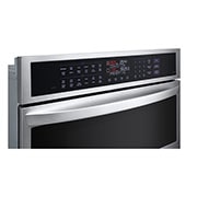 LG 1.7/4.7 cu. ft. Smart Combination Wall Oven with InstaView®, True Convection, Air Fry, and Steam Sous Vide, WCEP6427F