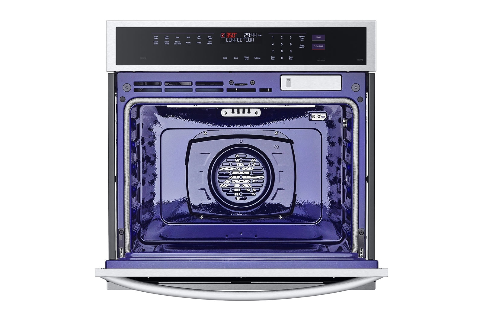 LG 4.7 cu. ft. Smart Wall Oven with InstaView®, True Convection, Air Fry, and Steam Sous Vide, WSEP4727F