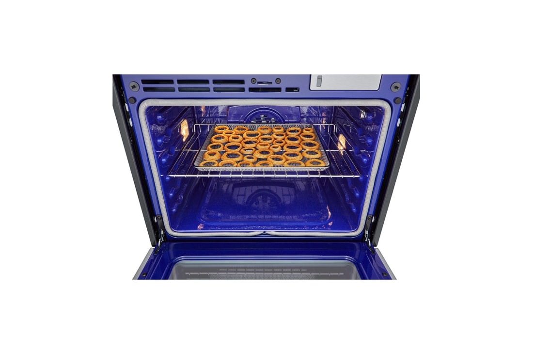 LG  4.7 cu ft. Single Wall Oven | True Convection, Steam Sous-Vide, Air Fry, InstaView®, SelfClean, EasyClean® & Smart, Stainless, WSEP4727F