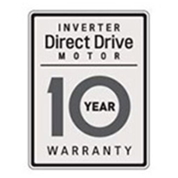 10 Year Warranty on Inverter DirectDrive Motor