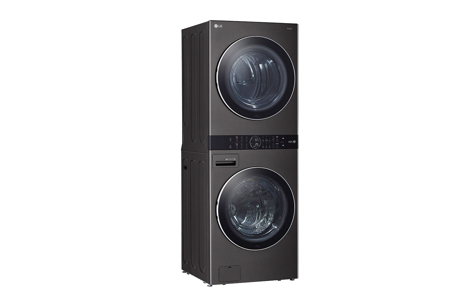 LG Single Unit Front Load LG WashTower<sup>®</sup> with Centre Control™ 5.2 cu. ft. Washer and 7.4 cu. ft. Electric Dryer, WKEX200HBA
