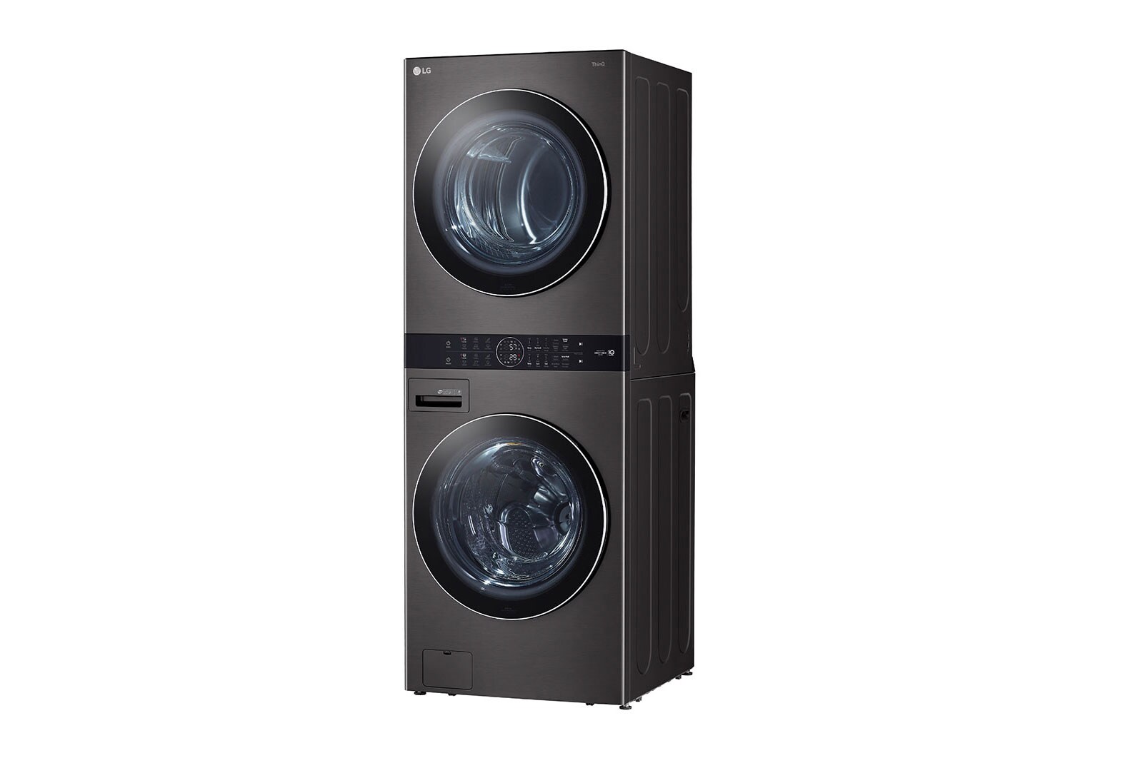 LG Single Unit Front Load LG WashTower<sup>®</sup> with Centre Control™ 5.2 cu. ft. Washer and 7.4 cu. ft. Electric Dryer, WKEX200HBA