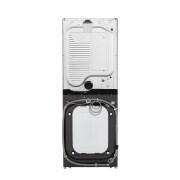 LG Single Unit Front Load LG WashTower<sup>®</sup> with Centre Control™ 5.2 cu. ft. Washer and 7.4 cu. ft. Electric Dryer, WKEX200HBA