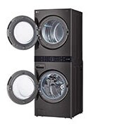 LG Single Unit Front Load LG WashTower<sup>®</sup> with Centre Control™ 5.2 cu. ft. Washer and 7.4 cu. ft. Electric Dryer, WKEX200HBA