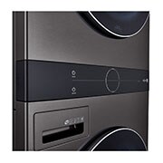 LG Single Unit Front Load LG WashTower<sup>®</sup> with Centre Control™ 5.2 cu. ft. Washer and 7.4 cu. ft. Electric Dryer, WKEX200HBA