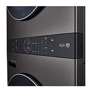 LG Single Unit Front Load LG WashTower<sup>®</sup> with Centre Control™ 5.2 cu. ft. Washer and 7.4 cu. ft. Electric Dryer, WKEX200HBA