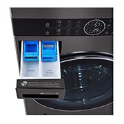 LG Single Unit Front Load LG WashTower<sup>®</sup> with Centre Control™ 5.2 cu. ft. Washer and 7.4 cu. ft. Electric Dryer, WKEX200HBA