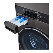 LG Single Unit Front Load LG WashTower<sup>®</sup> with Centre Control™ 5.2 cu. ft. Washer and 7.4 cu. ft. Electric Dryer, WKEX200HBA