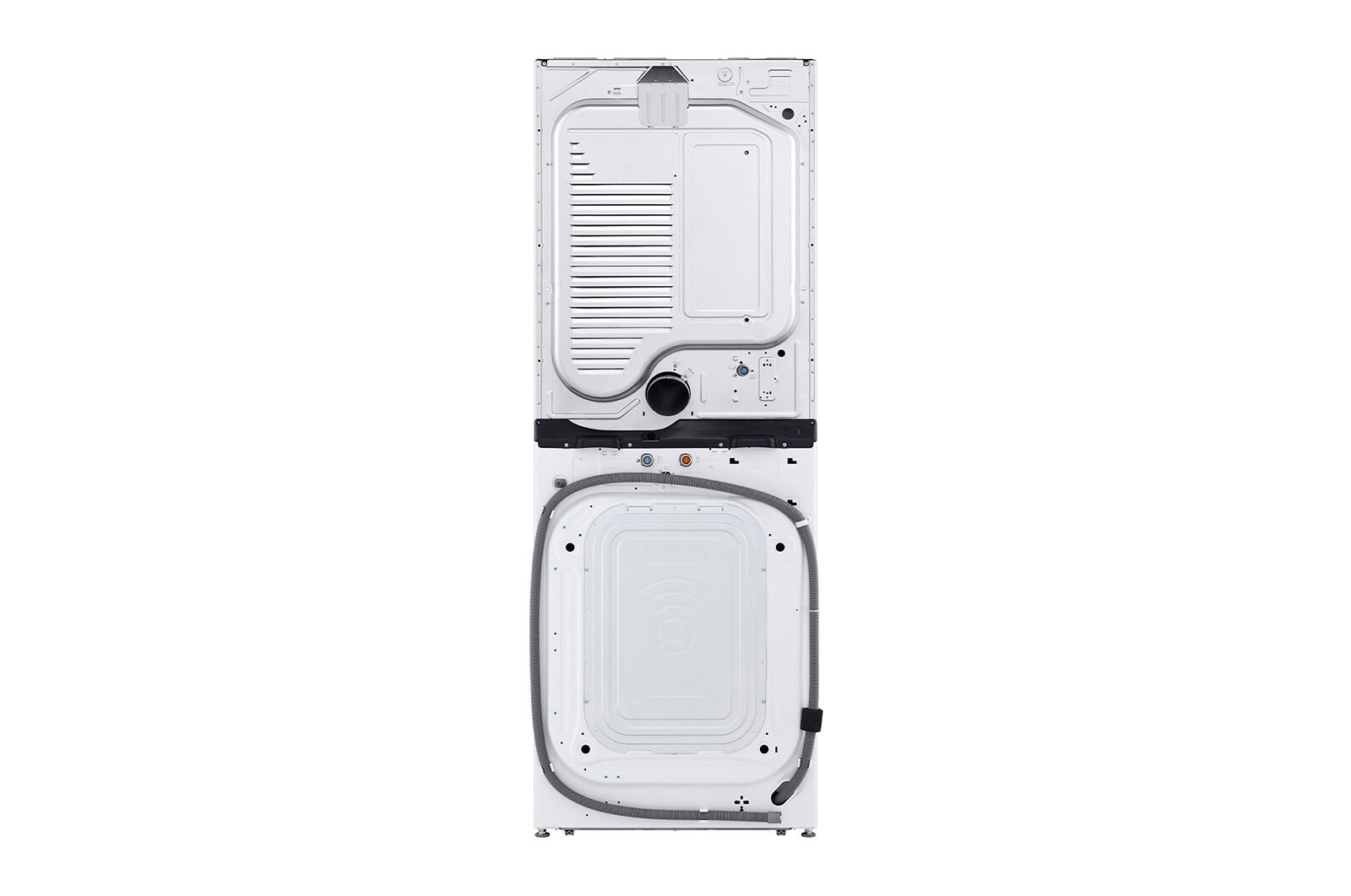 LG Single Unit Front Load LG WashTower™ with Centre Control™ 5.2 cu. ft. Washer and 7.4 cu. ft. Electric Dryer, WKEX200HWA