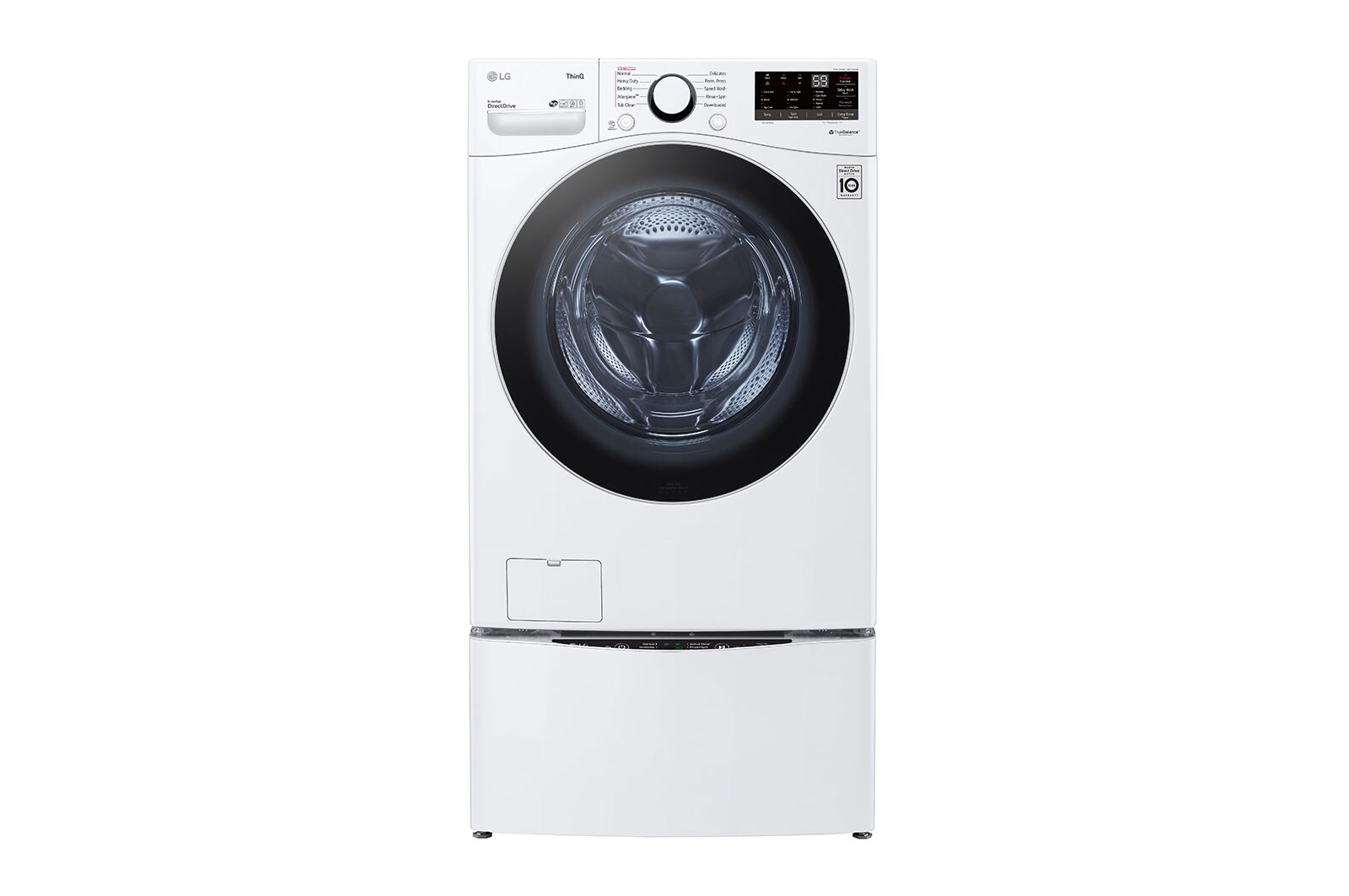 LG 5.2 cu.ft. Ultra Large Capacity Front Load Washer with AI DD™, WM3600HWA