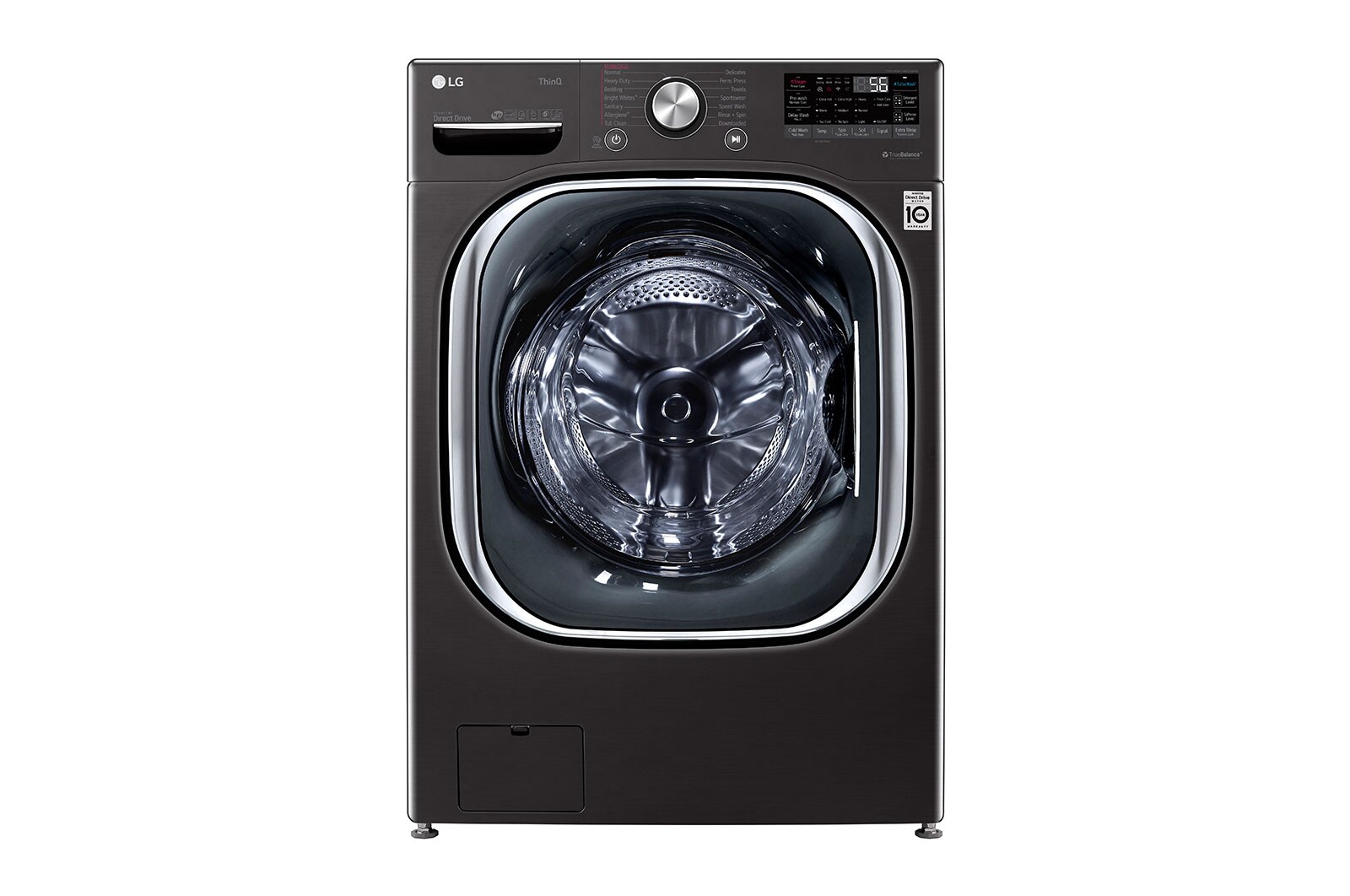 LG 5.8 cu.ft. Mega Capacity AI Front Load ThinQ® Washer, WM4500HBA_WD100CB